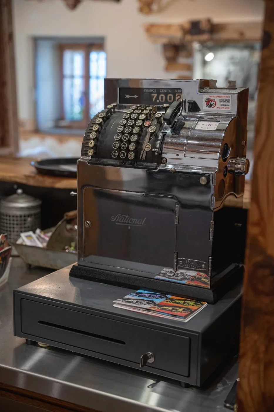 Vintage National cash register
